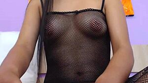 Angelina Greys Pussy Up Close Slides Big Dildo Cum And Squirt