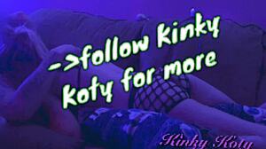 Kinky blonde koty sucks cock deeply