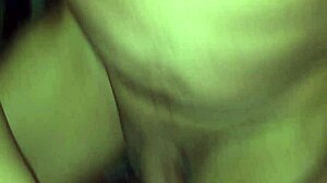 Wife gets cum inside her shaved pussy at home
