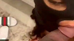 Delicioxass Masked Porno with Good Blowjob