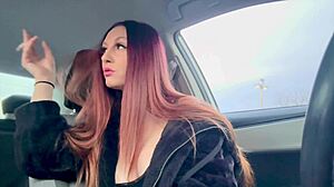 Big Tits Long Hair Artemisia Love Smoking In Car