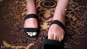 Erotic Barefoot Play by Milf for You