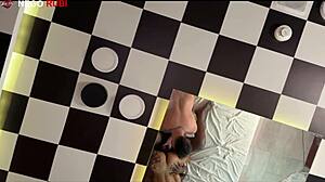 Cuckold Inserts Huge Cock into Wife's Ass