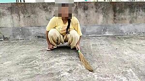 Young bhabhi rooftop sex