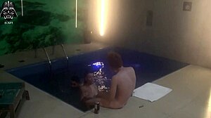 Threesome With Friends In Motel Pool! Bareback Big Cock Action And Domination Part 1!