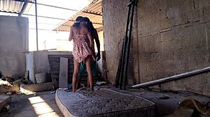 Minha enteada me deu o cuzinho no terra�o