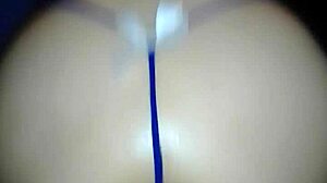 Intense doggystyle in lingerie and stockings bent over