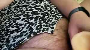 Hey check out this surprise with the bbw and dildo.