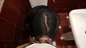 Cum In Pussy Without Condom In Public Toilet