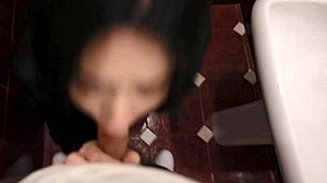 Cum In Pussy Without Condom In Public Toilet