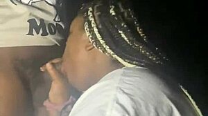 sexy bbw sucking and getting fucked in the forest