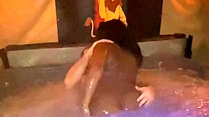 Quickie Hot Tub Creampie Sex With Kaiya Rose Wca Productions And Big Ass Screaming