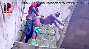 sexygray2 fucked her neighbor's boyfriend in an uncompleted building