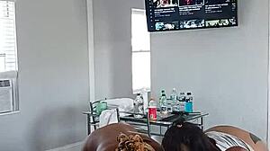 2 twitter baddies drippinvelvet & princess hayze giving gaktrizzy some head after an orgy