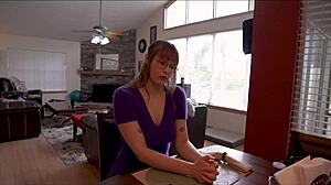 Rebecca Vanguard gets impregnated by her stepbrother-in-law in hardcore taboo scene.