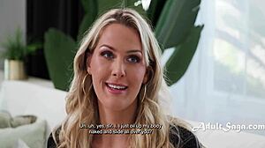 The secretary found one way to apologize to her boss, giving tommy pistol a savvy blowjob.