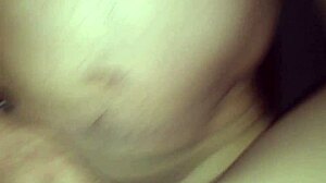 Wife gets cum inside her shaved pussy at home