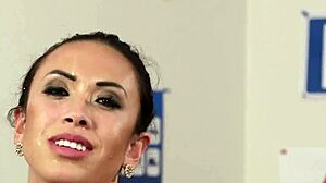 Spex uk babe sucking cock during interview