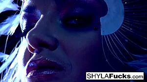 busty nikka, do you obey shyla stylez's commands in girl on girl sex?