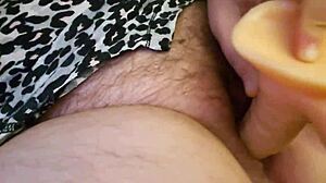 Hey check out this surprise with the bbw and dildo.