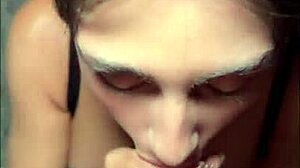 i suck big dick with huge facial in pov