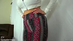 Beautiful Babe Anabelle Pync Teases In Kitty Panties Close Up