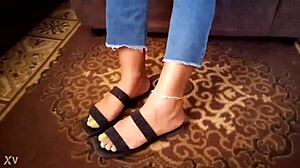 Erotic Barefoot Play by Milf for You