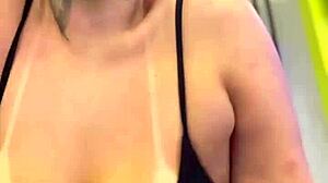 people passing by in the building gym watching me exercise