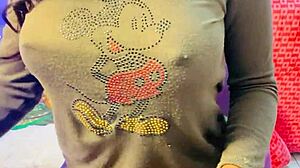 Hidden Camera Films Her Natural Tits During Masturbation