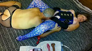 granny carmen a blue angel lick & dick double position double cum dreamgirl