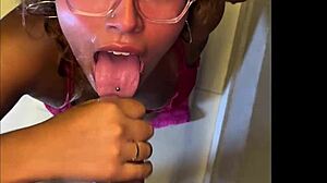 Morena Rabuda Taking Thick Cock on Balcony