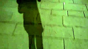 Ting Xuan Pees Outside In The Open