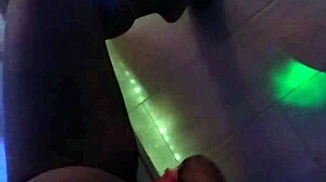 Honey, watch me fuck my ass with this new toy, my wife says