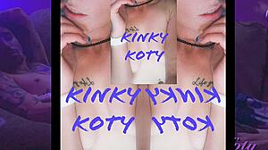 Kinky blonde koty sucks cock deeply