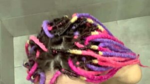 Huge squirt after intense cumshot and sperm eating