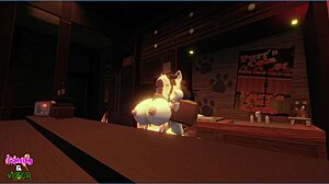 Fucking Candy Demi-Human's Sexy Ass Hard