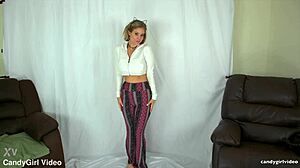 Beautiful Babe Anabelle Pync Teases In Kitty Panties Close Up