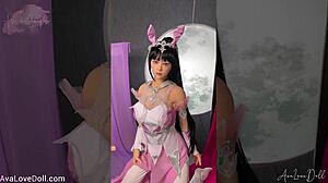 Slutty Body Of Shino The Moon Queen Japanese Cosplay Bitch