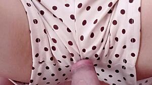 Watching a movie with my horny neighbor turns steamy