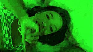 Cute tiny brunette stepsister wants huge cock