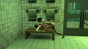Sims Fuck in the Gym