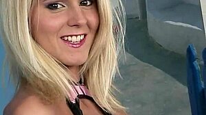 blonde anorexic teen picked up for first porn casting fuck by older agent