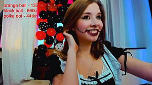 this petite maid feels intense ecstasy cumming hard on webcam