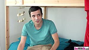 Tiny blonde teen 18+ lets perv stepbro fuck her pussy after the party?