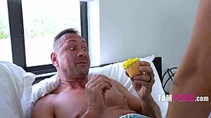 Ashlyn Sweet craves stepdaddy's passionate pussy licking