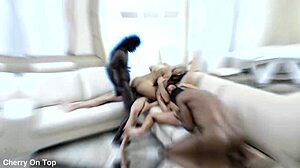 want to join this homemade orgy with three monster cocks?