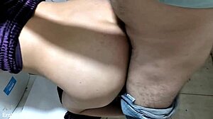 Fuck my hot arabic wife ass in shower big arab dick