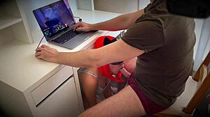 Ginger Girl Sucked During Dota 2