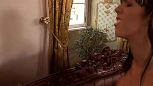 my wife a big unfaithful slut enjoys during the first anal penetration