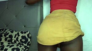 Dancing naked, moving big ass and opening it up